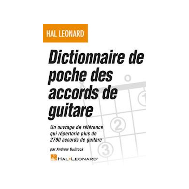 Dictionnaire de poche des accords de guitare