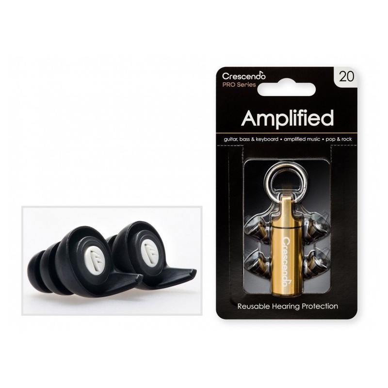 Crescendo Pro Amplified 20 - Filtres Auditifs - Protection SNR 17dB