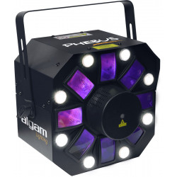 Algam Lighting PHEBUS - Projecteur LED 8 têtes rotatives multifonction