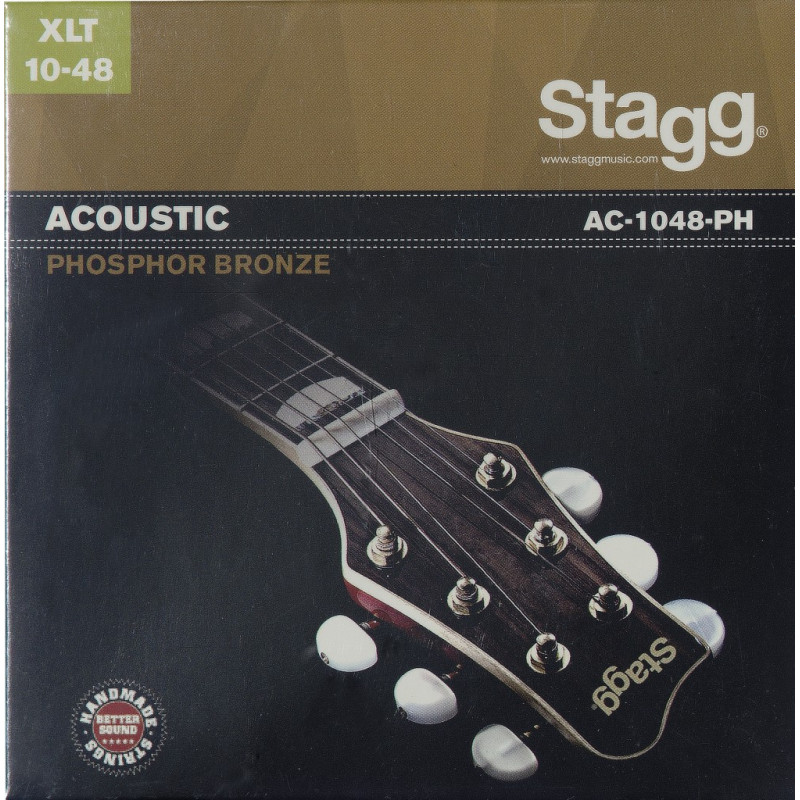 Stagg AC-1048-PH - Jeu de cordes phosphor-bronze pour guitare acoustique