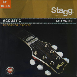 Stagg AC-1254-PH - Jeu de cordes phosphor-bronze pour guitare acoustique