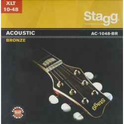 Stagg AC-1048-BR - Jeu de cordes bronze pour guitare acoustique