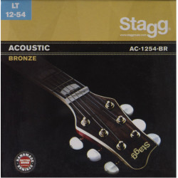 Stagg AC-1254-BR - Jeu de cordes bronze pour guitare acoustique