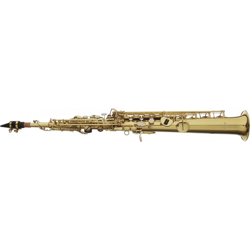 Stagg WS-SS215S - Saxophone soprano Sib, droit corbs