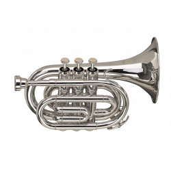 Levante LV-TR4411 - Trompette de poche en sib avec pavillon de trompette en sib standard
