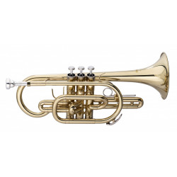 Stagg WS-CR215S - Cornet en Sib, perce ML, corps en laiton