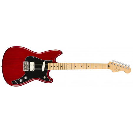 Fender Duo-Sonic HS - touche érable - Crimson red Transparent