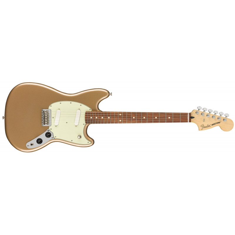 Fender Mustang - touche érable - Firemist gold