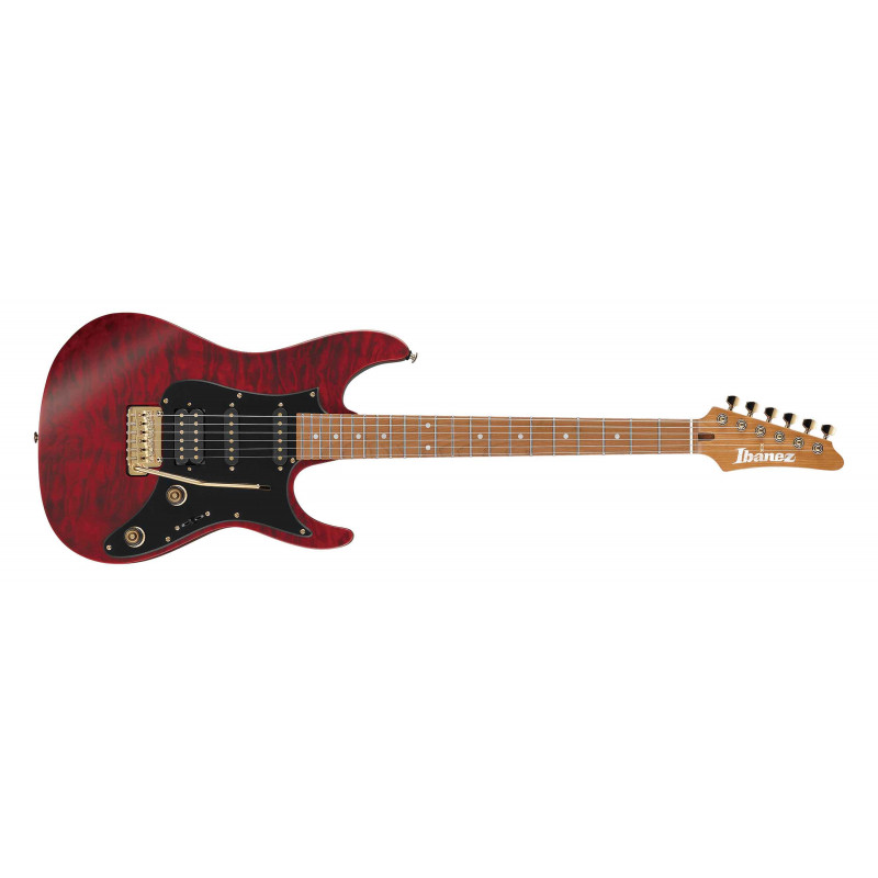Ibanez SLM10-TRM - Signature Scott LePage - Guitare électrique - Transparent Red Matte (+housse)