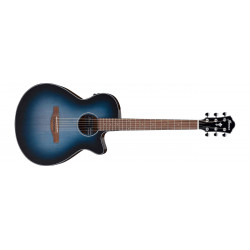 Ibanez AEG50-IBH Indigo Blue burst brillante - guitare électro-acoustique
