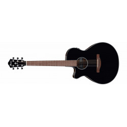 Ibanez AEG50L-BKH noire brillante - gaucher - guitare électro-acoustique