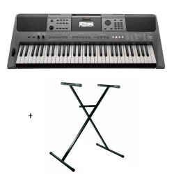 Pack Yamaha PSR-I500 indien - Clavier arrangeur 61 notes  + stand en X