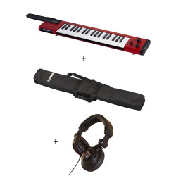 Pack Yamaha Sonogenic SHS-500 - Keytar rouge  - Housse Yamaha SC-KB350 + casque