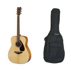 Pack Yamaha FG800 Naturel - Guitare acoustique + housse