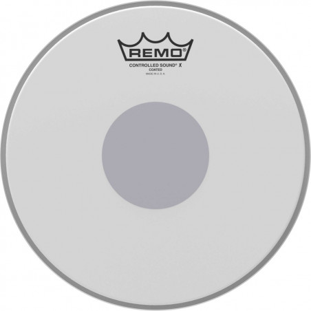 Remo CX-0110-10 - Peau Control Sound 10" pour tom/caisse claire avec rond noir en-dessous