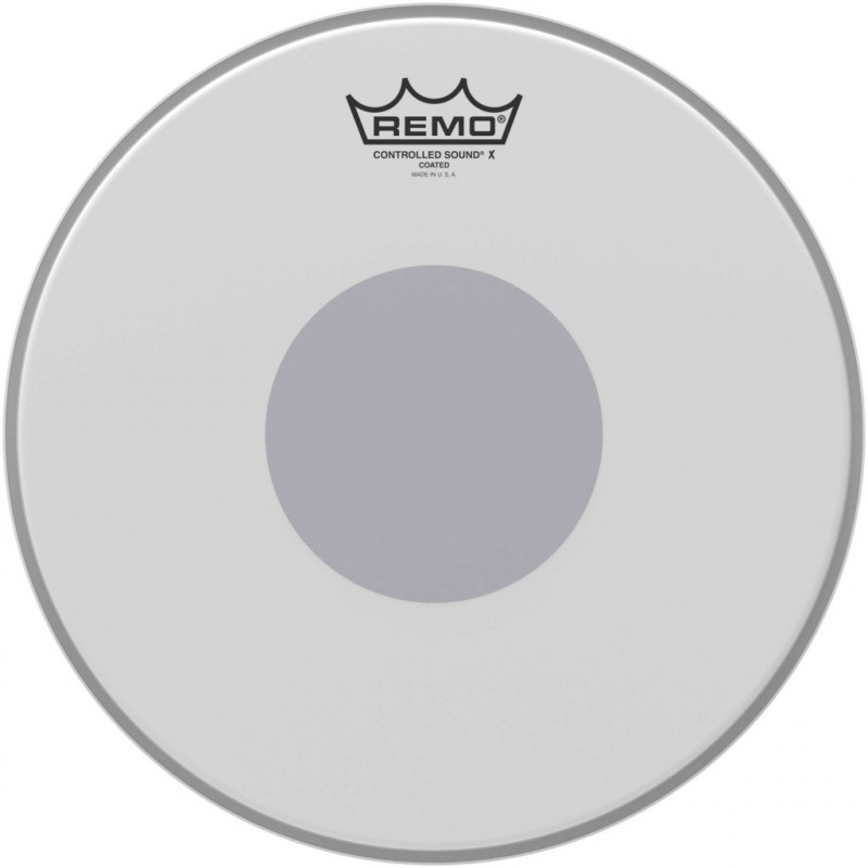 Remo CX-0112-10 - Peau Control Sound 12" pour tom/caisse claire avec rond noir en-dessous