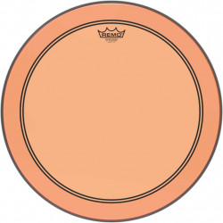 Remo P3-1318-CT-OG - Peau de frappe Powerstroke 3 Colortone pour grosse caisse, orange, 18"