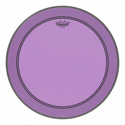 Remo P3-1320-CT-PU - Peau de frappe Powerstroke 3 Colortone pour grosse caisse, violet, 20"