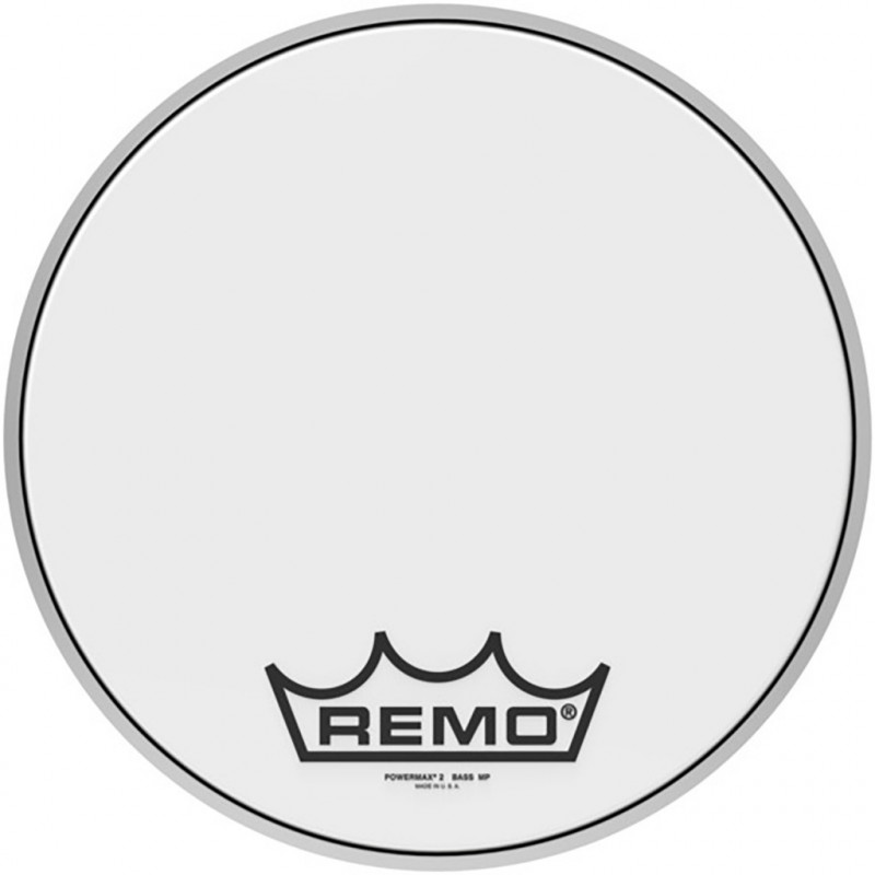 Remo PM-2014-MP - Peau Powermax 2 Ultra White 14" pour grosse caisse de parade