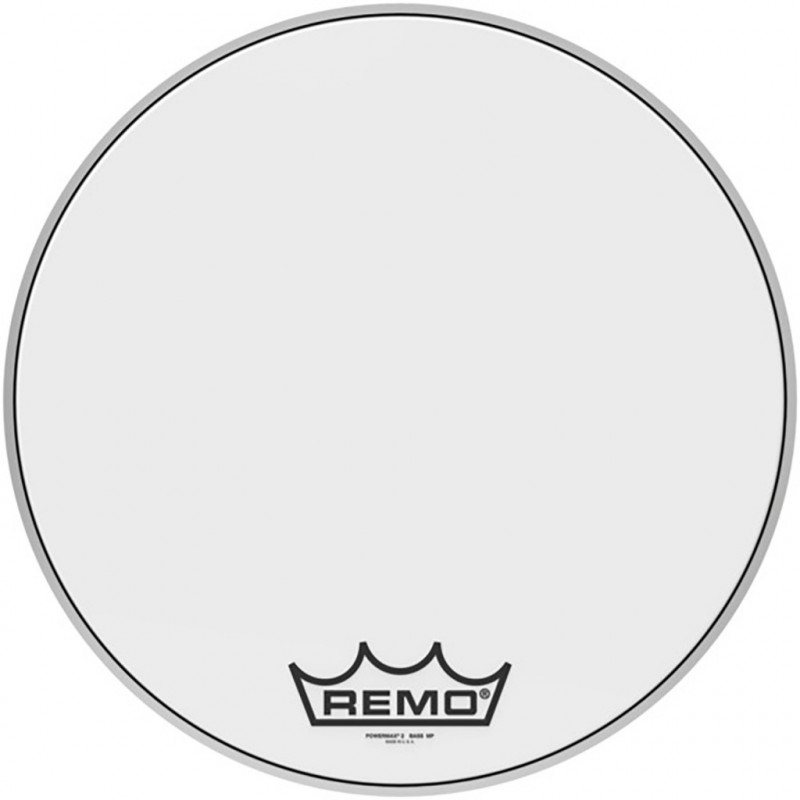 Remo PM-2020-MP - Peau Powermax 2 Ultra White 20" pour grosse caisse de parade