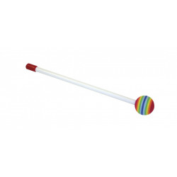 Remo HK-1225-08 - Mailloche Lollipop de 20 cm avec tête de 36 mm en mousse multicolore