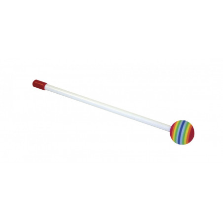 Remo HK-1225-08 - Mailloche Lollipop de 20 cm avec tête de 36 mm en mousse multicolore