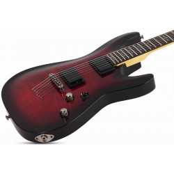 Schecter Demon 6 Crimson Red Burst - guitare électrique