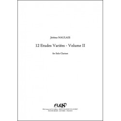 12 Études variées - Jérôme Naulais - Clarinette - Volume 2