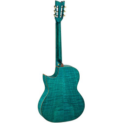 Ortega STAGE-25TH - Guitare électro-classique 25ième anniversaire - Turquoise (+housse)