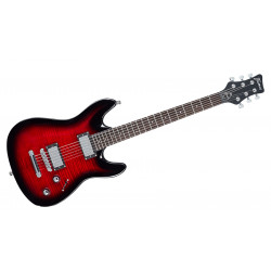 Framus D-Series Diablo Supreme - Burgundy Blackburst - Guitare électrique