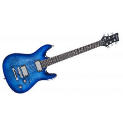 Framus D-Series Diablo Supreme - Bleached Ocean Blue Burst - Guitare électrique