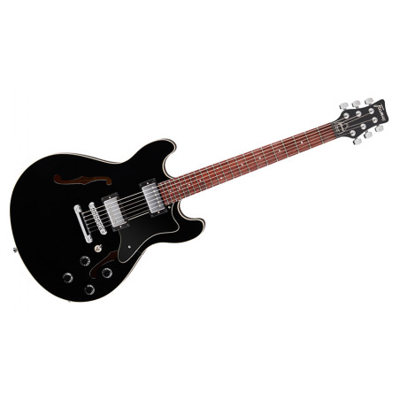 Framus Mayfield Pro - Solid Black - Guitare électrique