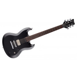 Framus Phil XG PX8 Artist Series - Solid Black Satin - Guitare électrique