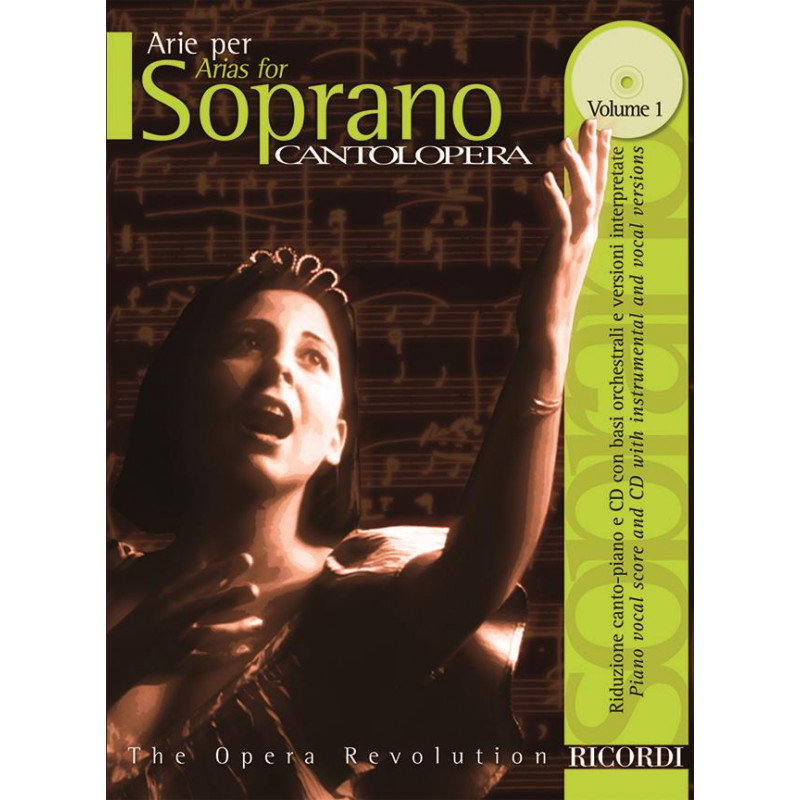 Cantolopera -  Arie Per Soprano Vol. 1 (+ audio)