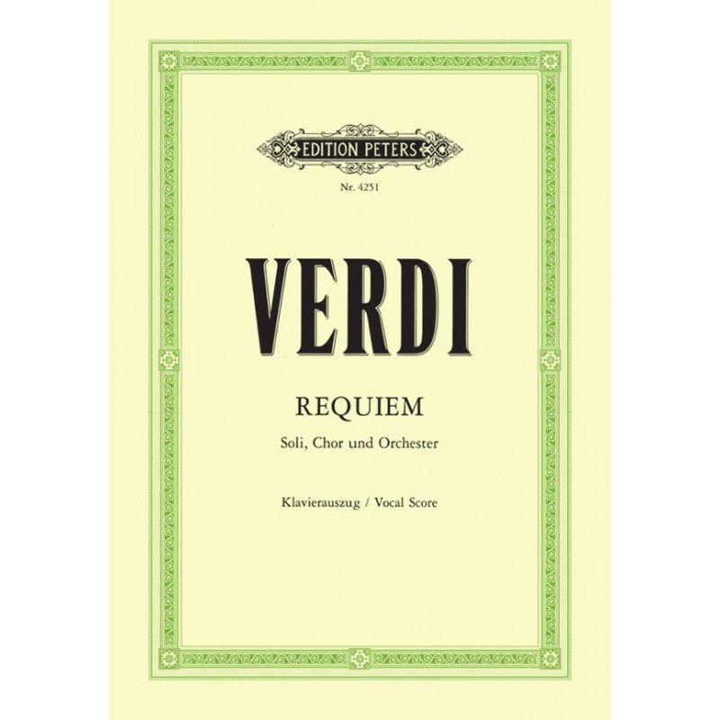 Requiem - Verdi - Solo, Choeur et Orchestre