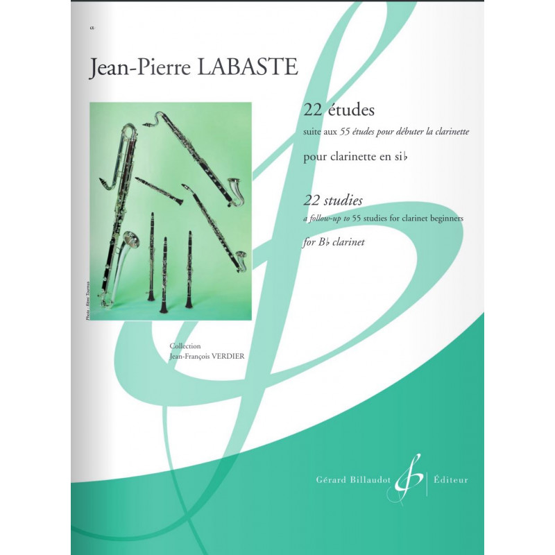 22 études pour clarinette - Labaste