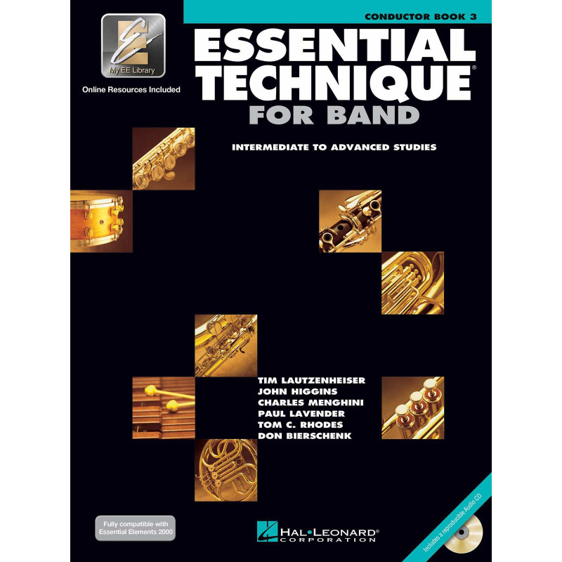 Essential technique for Band Vol 3 - Conducteur Book 3