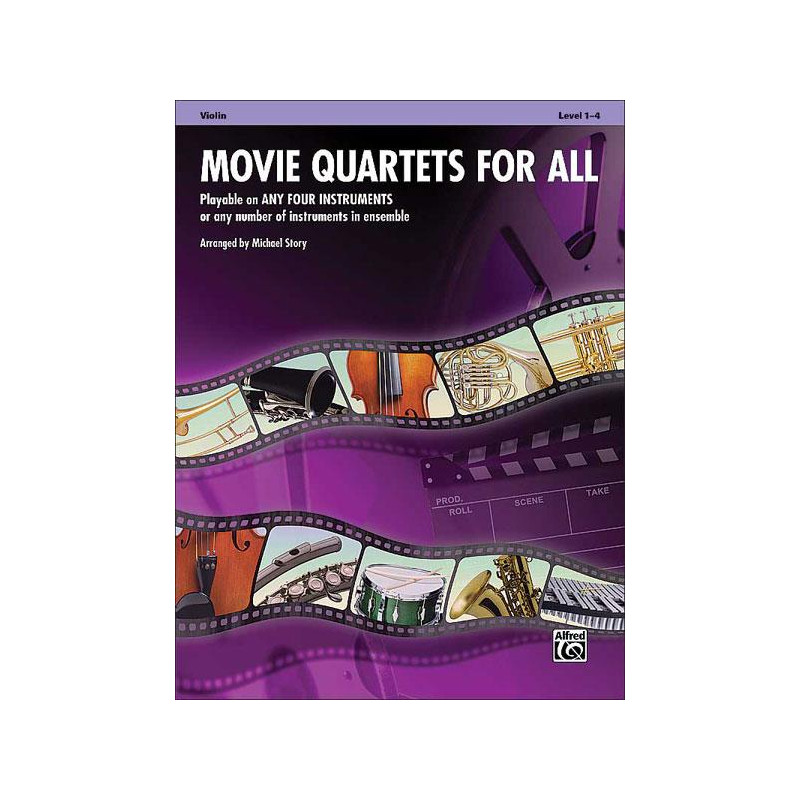 Movie Quartets for All - Violon