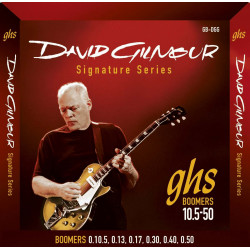 GHS DGG - Jeu de cordes électrique David Gilmour - Rouge 10,5-50