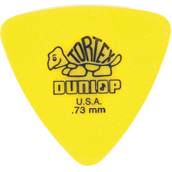Dunlop 431P73 - Player's pack de 6 médiators tortex triangle - 73mm