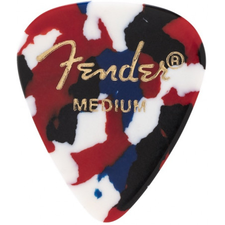 Fender - 1 Médiator 351 Shape Confetti Medium
