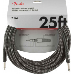 Fender Serie Professionnelle - Câble jack-jack droit - 7,5 m - tweed gris