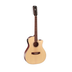 Cort GA-MEDX-12 - Guitare électro-acoustique 12 cordes série Grand Régal - Naturel pores ouverts