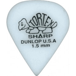 Dunlop 412P150 - Player's pack de 12 médiators Tortex Sharp - 1,50mm