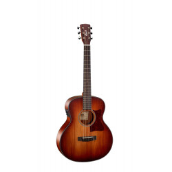 Cort Little CJ Blackwood - Guitare électro-acoustique Jumbo 3/4 série CJ - Light burst pores ouverts (+housse)