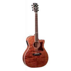 Cort GA5F-FMH - Guitare électro-acoustique série Grand Régal - Naturel pores ouverts