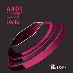 Black Smith AANW1046 - Jeu de cordes Micro Carbon guitare électrique - 10-46