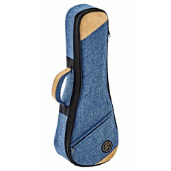 Ortega OSOCAUK-SO-OC - Soft case pour ukulélé soprano - Bleu