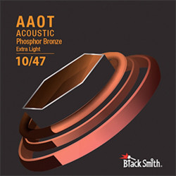 Black Smith AAPB1047 - Jeu de cordes phosphore bronze guitare acoustique - 10-47