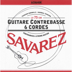 Savarez 6CB640R - Jeu classique pour guitare basse 6 cordes - Tension normale